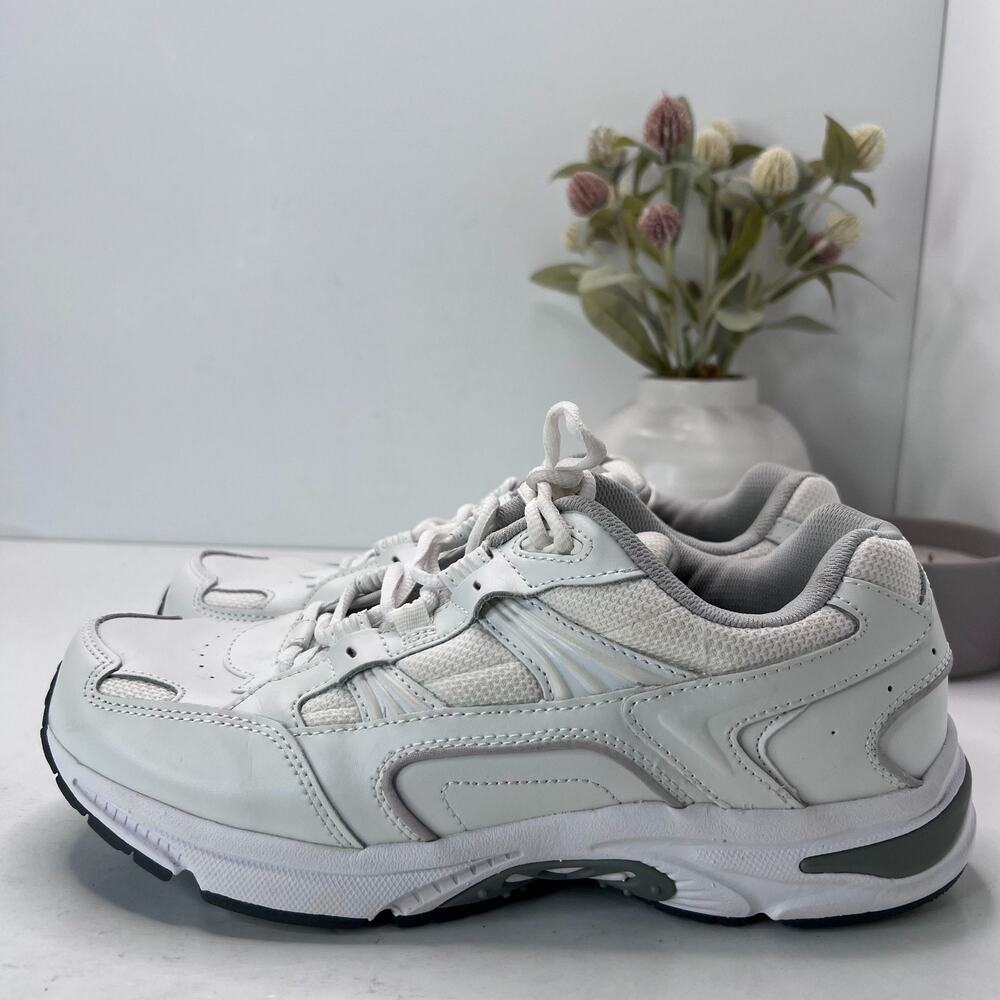 Vionic 23 Walk Lace Up Low Top Sneakers Athletic Shoes White Women 9 Wide